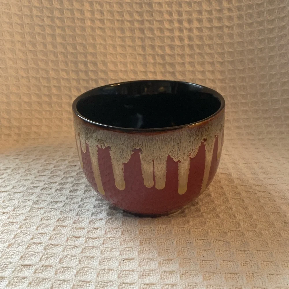 Pier 1 Oversized Drip Glaze Coffee Mug